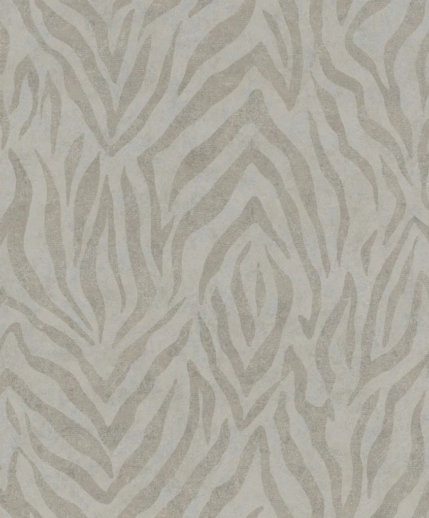 Bézs Vinil Tapéta Zebra Mintás, Mosható