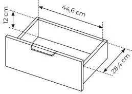 Komód Lyran 3D2S (antracit + arany). 1071354