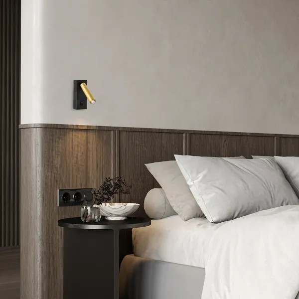 Brilagi - LED Fali spotlámpa MAYA 1xG9/7W/230V fekete/arany