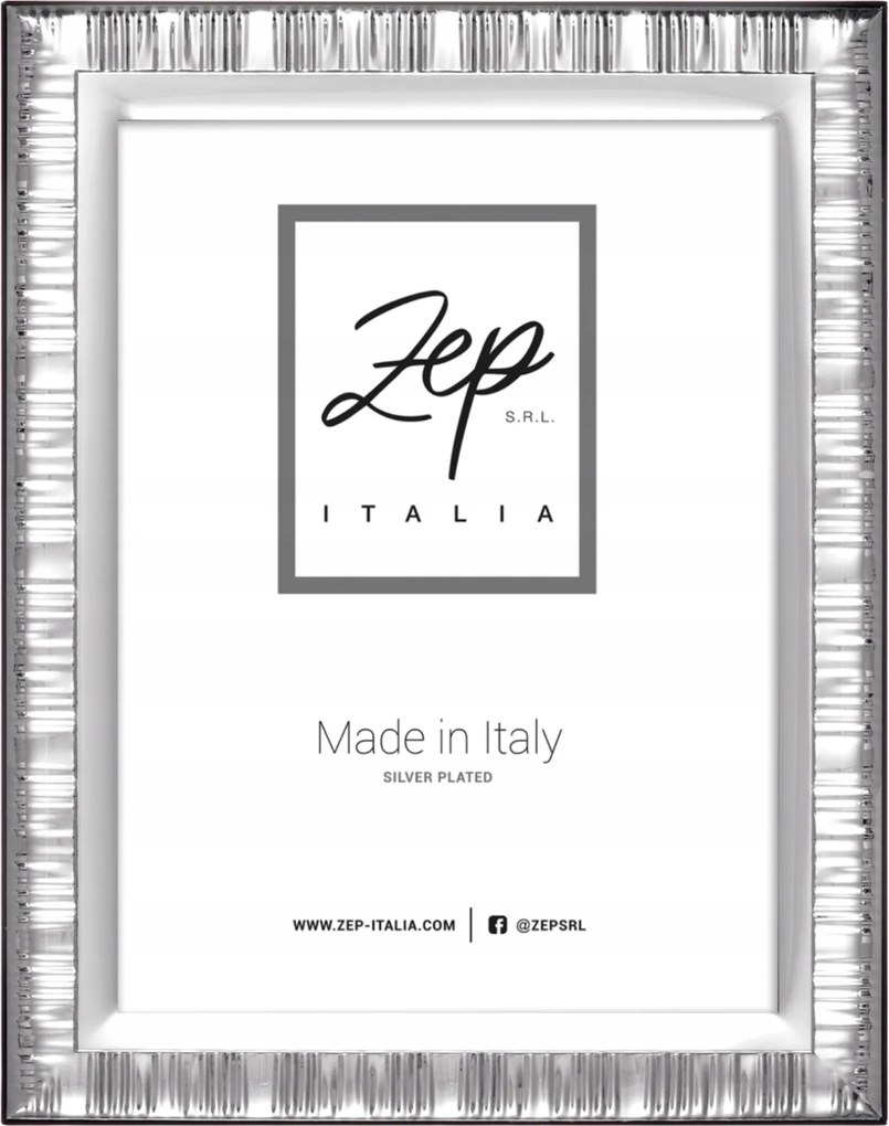 Fém képkeret 15x20 ezüst elegáns esküvői ajándék