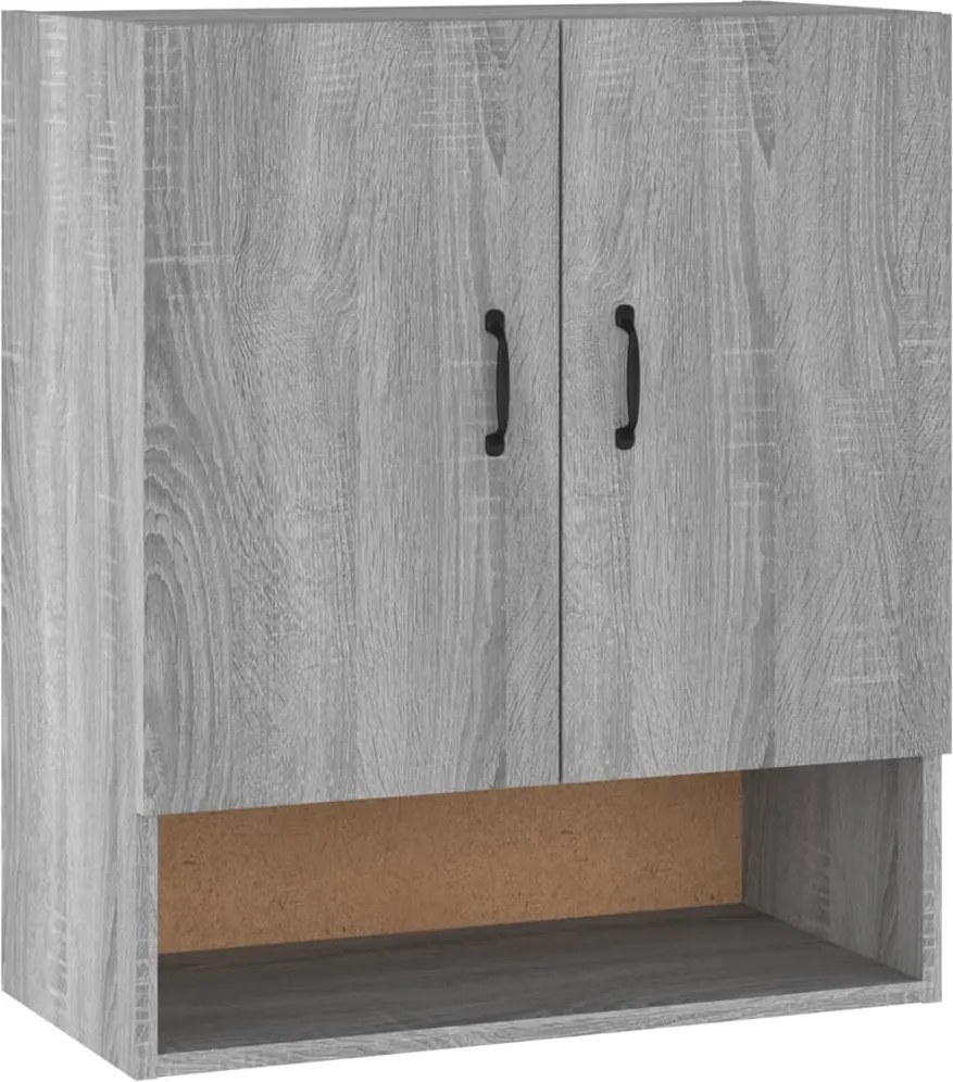 vidaXL szürke sonoma színű szerelt fa faliszekrény 60 x 31 x 70 cm
