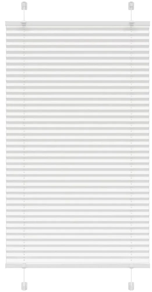 pliszírozott redőny Fehér 80x100 cm szövetszélesség 79,4 cm