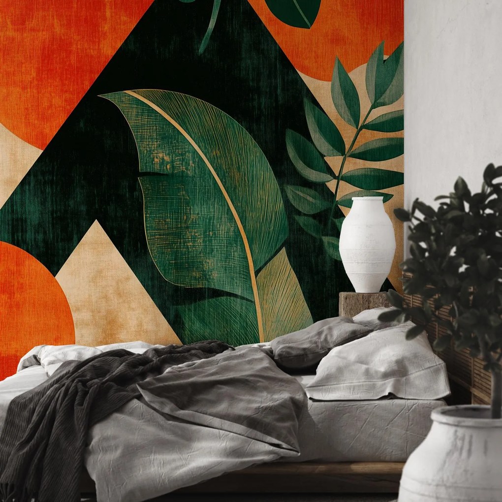 Fotótapéta - Geometrikus természetes minták II. (147x102 cm)