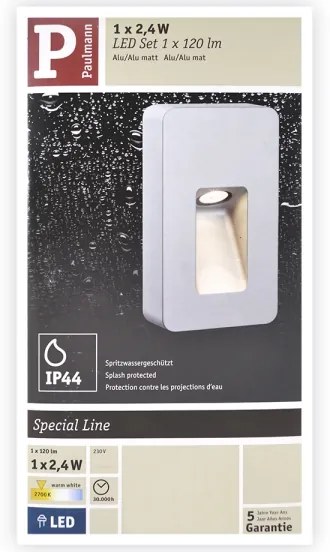 Paulmann  93825 - LED/2,4W IP44 Kültéri fali lámpa SPECIAL LINE 230V