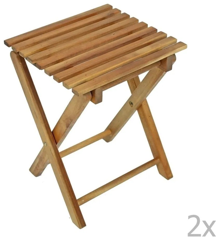 Barna kerti szék szett 2 db-os Tacoma – Garden Pleasure