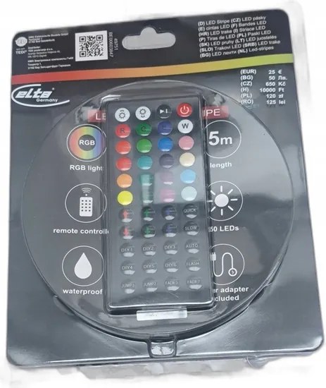 Led Szalag Elta 2X5M Multicolor