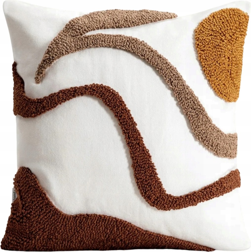 Nayla párnahuzat tufírozott mintával 45x45cm Homla