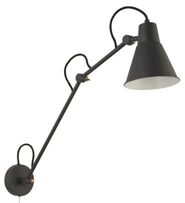 Searchlight 7403GY - Fali lámpa SWING ARM 1xE27/20W/230V antracit