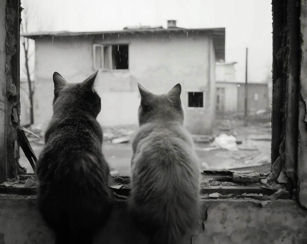 Poszter 76x60,5cm Gondolatok az elhagyatott küszöbről