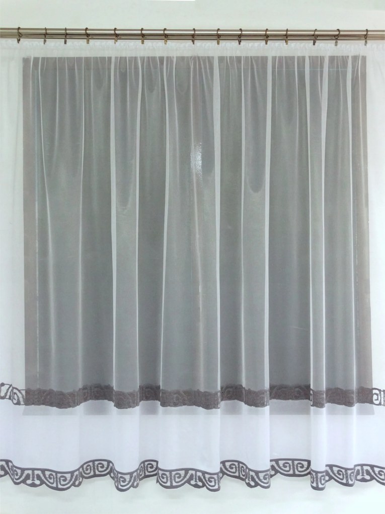 Mg Függöny 573/116 Szürke 200X160CM készre szerelve M szalaggal