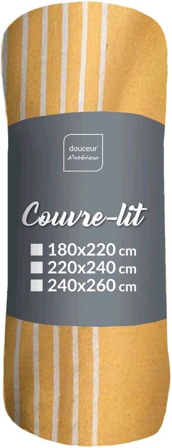 Sárga ágytakaró 240x260 cm Adele – douceur d'intérieur