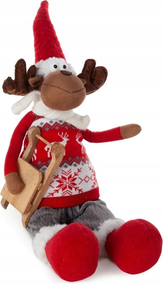 Doll karácsonyi figura 18x14x62 Eurofirany piros