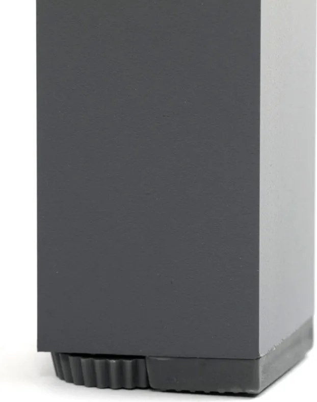 AZT-W1408 szürke alumínium-polywood kerti asztal 190x90 cm