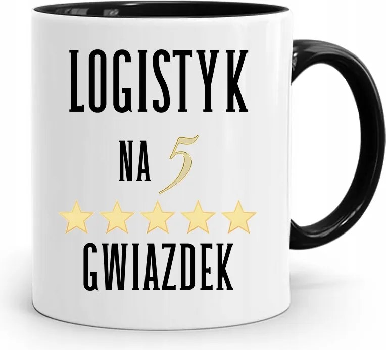 Logisztikai Bögre Fekete Születésnapi Ajándék fényképes nyomtatással