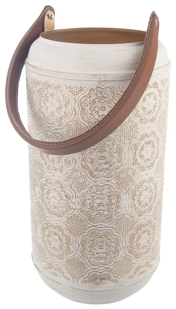 InDecor Mandala fém gyertyatartó bézs, 15 x 15 x 27 cm, S