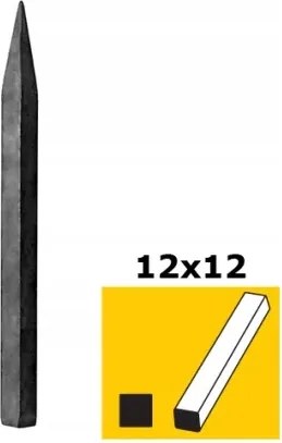 Kovácsolt Acél Spicc H150 N12x12MM