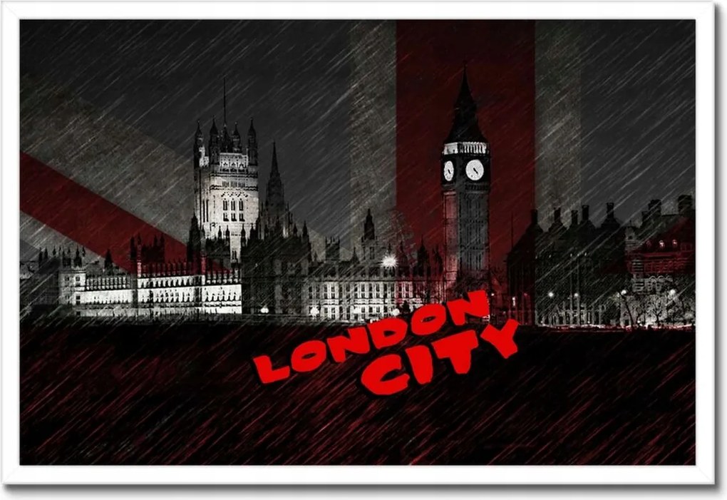 Poszterek keretben 60x40 London City