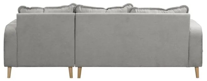 Világosszürke sarokkanapé (jobb oldali) Beata – Ropez