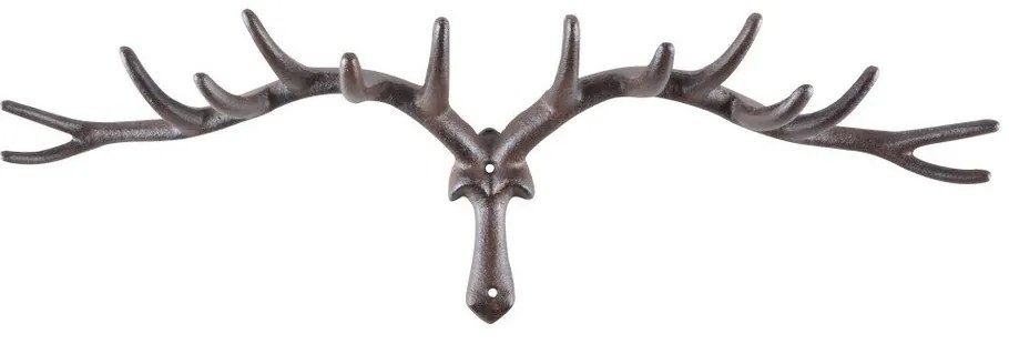 Barna fém fali fogas – Esschert Design