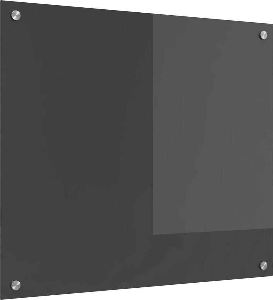 vidaXL Konyhai splashback Sötétszürke 70 x 60 cm edzett üveg