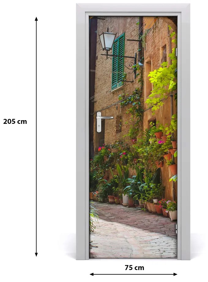 Poszter tapéta ajtóra Old street 85x205 cm