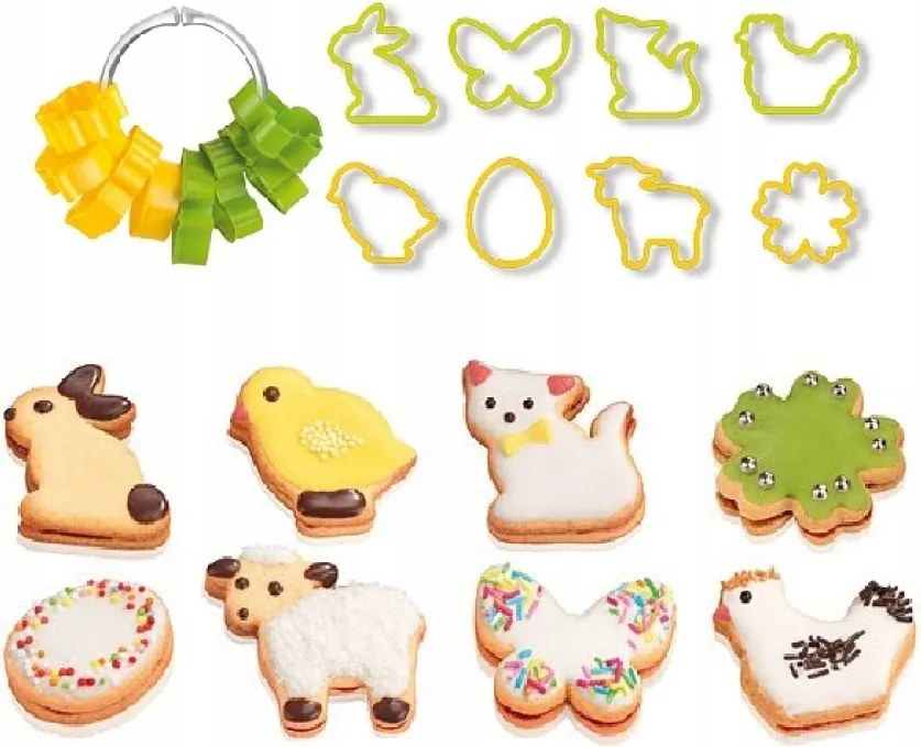 Tescoma Mézeskalács keksz lyukasztó formák