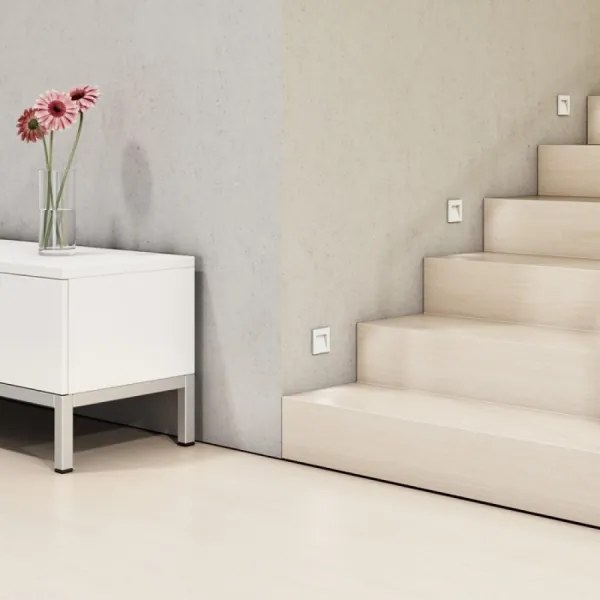 RED - R12013 - LED Kültéri beépített lámpa TESS LED/3W/230V IP54 fehér