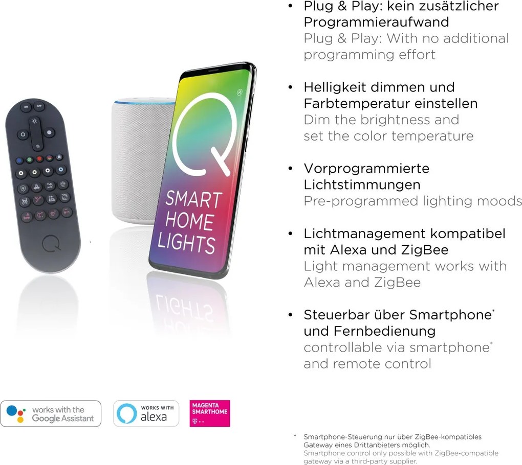 Paul Neuhaus modern függeszték q-malina acél pln2339-55