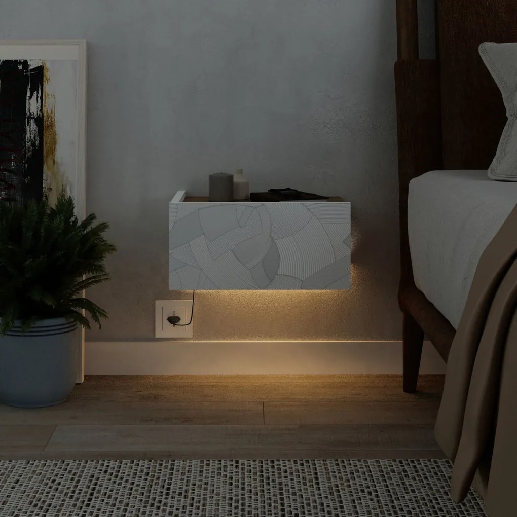 Onda LED - White, Oak