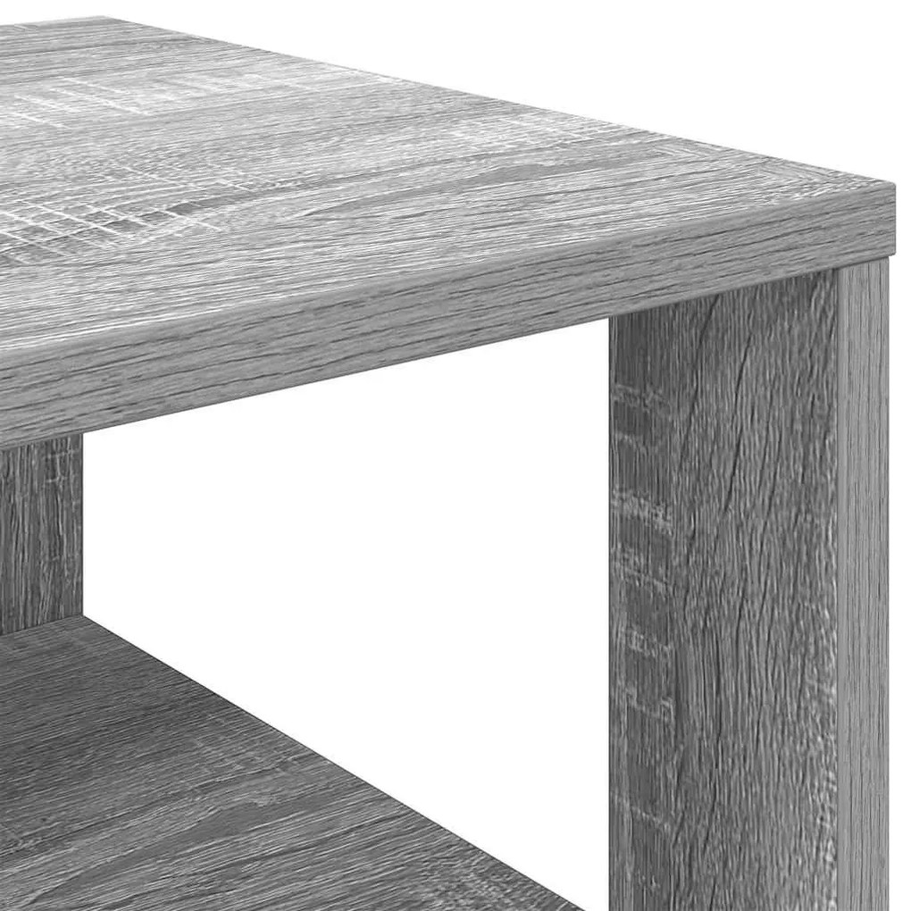 szürke sonoma színű szerelt fa cipőtartó 61x32x87,5 cm