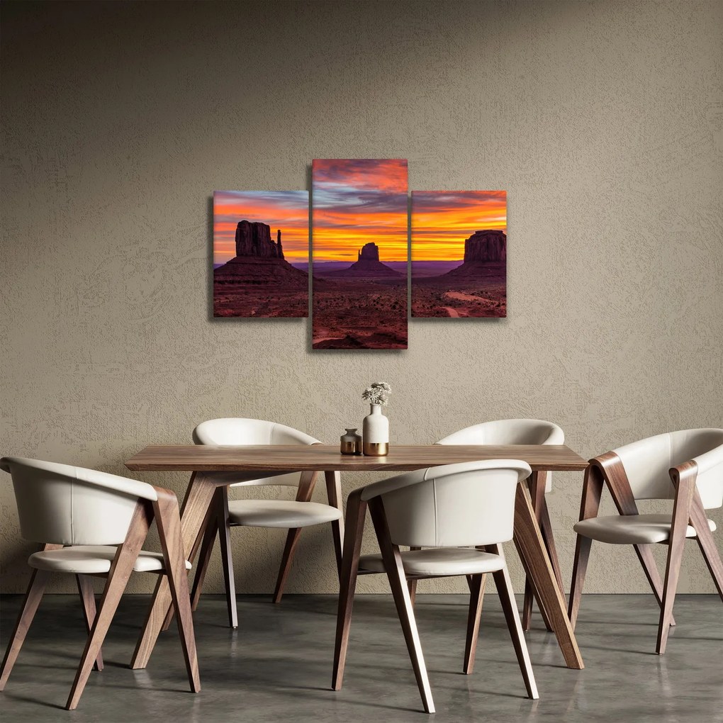 Kép - Emlékmű - völgy Arizonában (90x60 cm)
