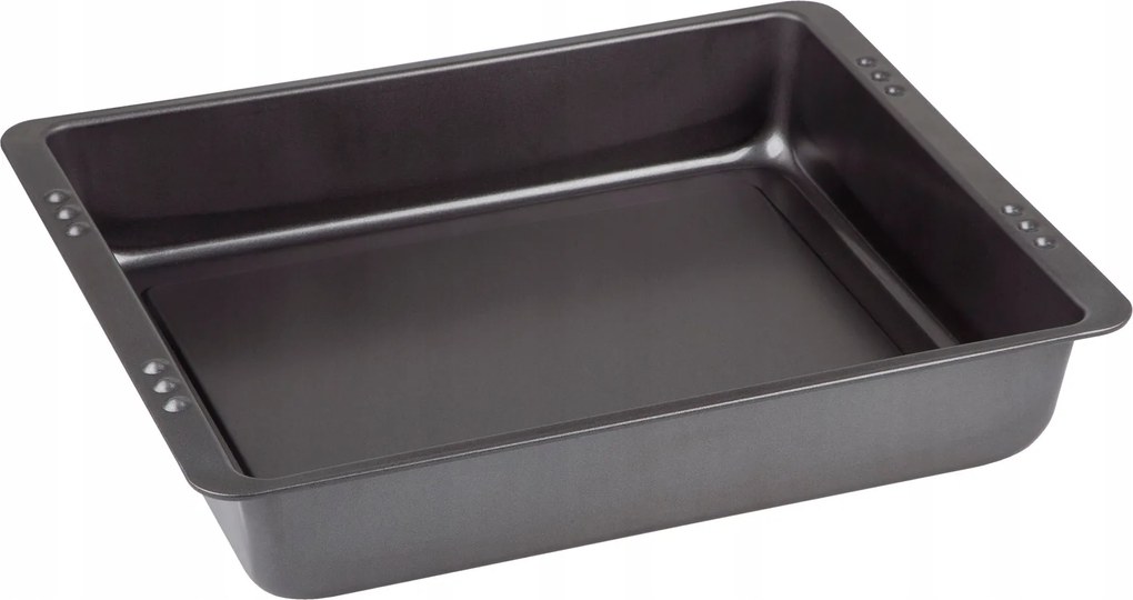 Négyzet alakú sütőedény, 39 x 32 x 7 cm, 6,5L