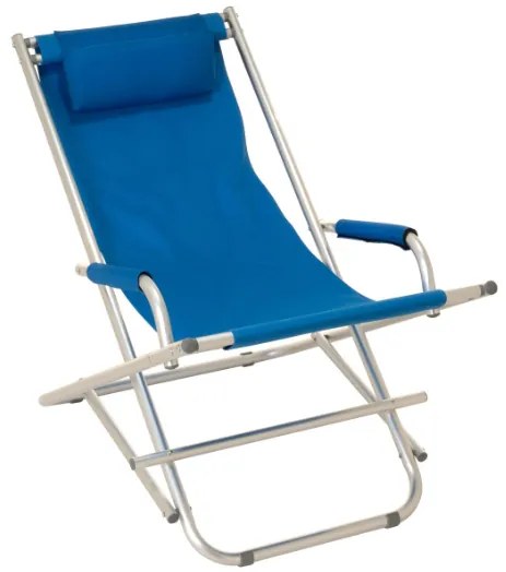 Összecsukható szék alumínium kék