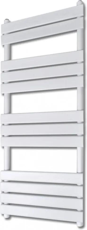 Fürdőszobai törölközőszárító radiátor központi fűtéssel egyenes 600 x 1400 mm