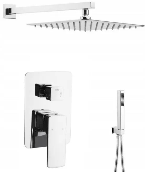 Gamma ZN6 falsík alatti zuhanyrendszer - króm