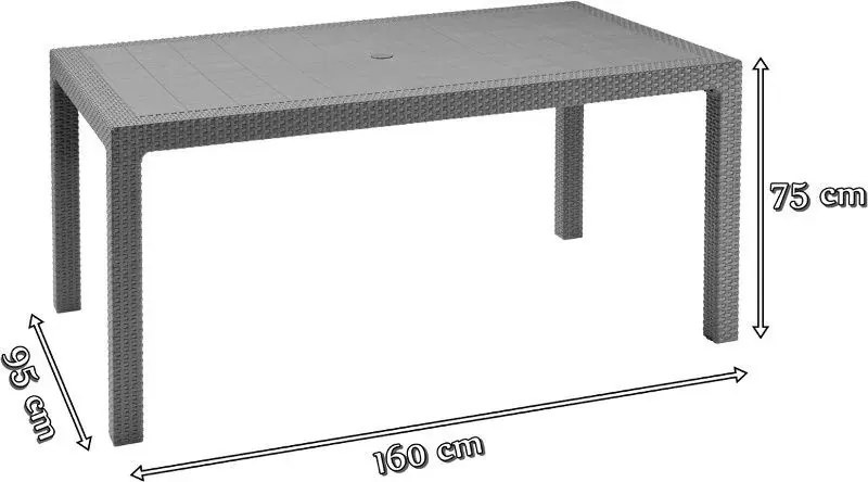 Corfu Fiesta duo cube kerti bútor garnitúra