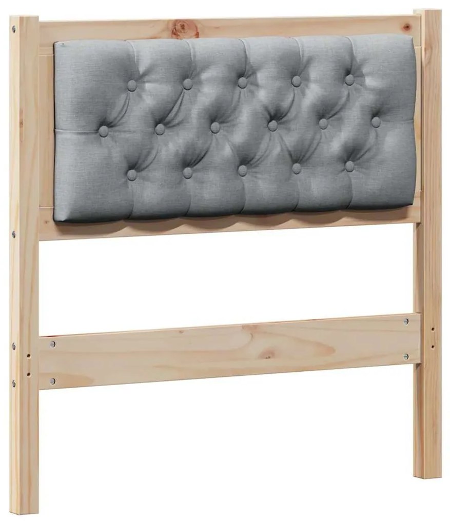 Fejtámla Egyéb Barna és világosszürke 80 cm Tömör fenyőfa