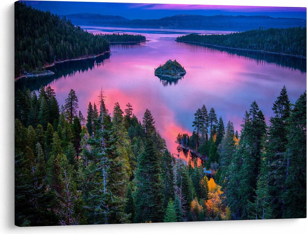 Kép - Lake Tahoe, Sierra Nevada, Kalifornia, USA (70x50 cm)