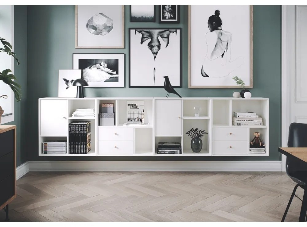 Fehér ajtós modul 33x43 cm Z Cube - Tenzo