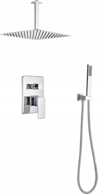 Falsík Alatti Zuhanyszett Króm 20 cm