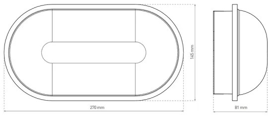 LED Kültéri mennyezeti lámpa LED/20W/230V IP65 fehér