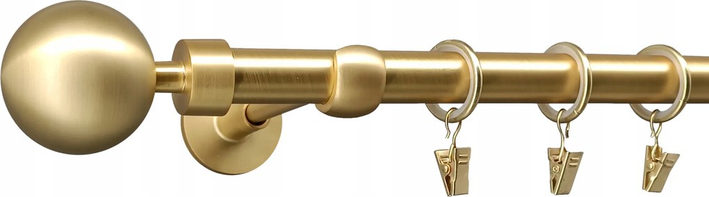 Függönykarnis 19mm Modern Arany Matt 120cm Modern