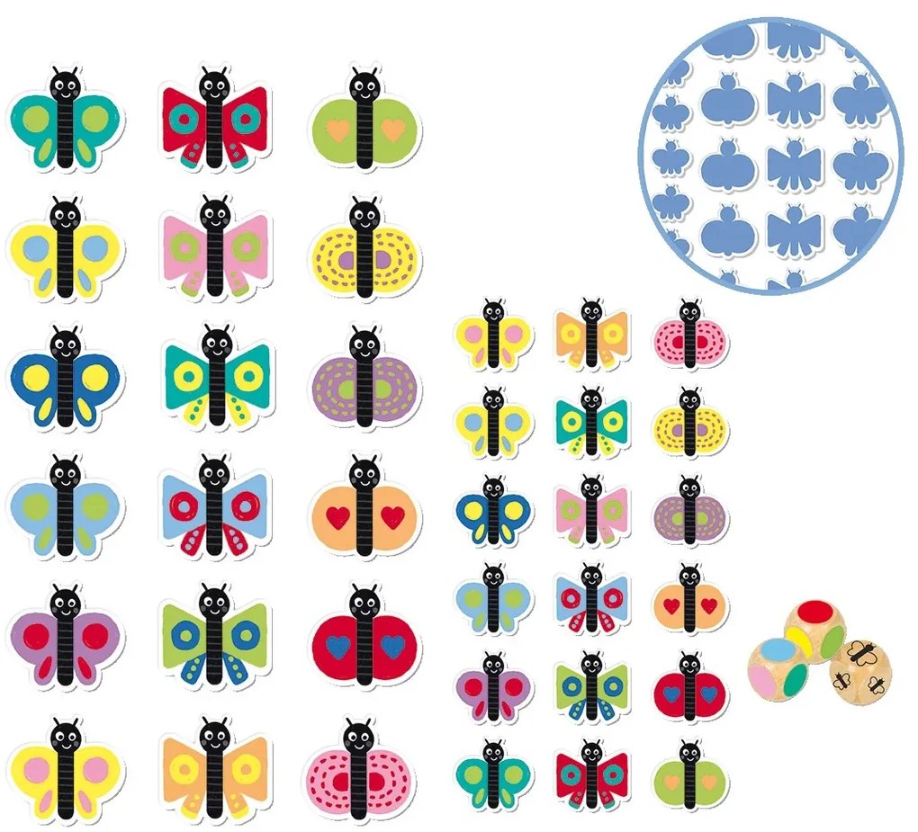 Találd meg! - Pillangó, Kombinációs Társasjáték - 3+ év