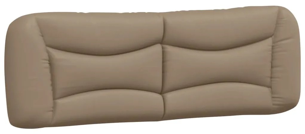 cappuccino színű műbőr fejtámla párna 160 cm
