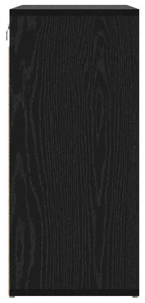Cipősszekrény polcokkal Musta tammi 77.5 x 30 x 67 cm Faanyag