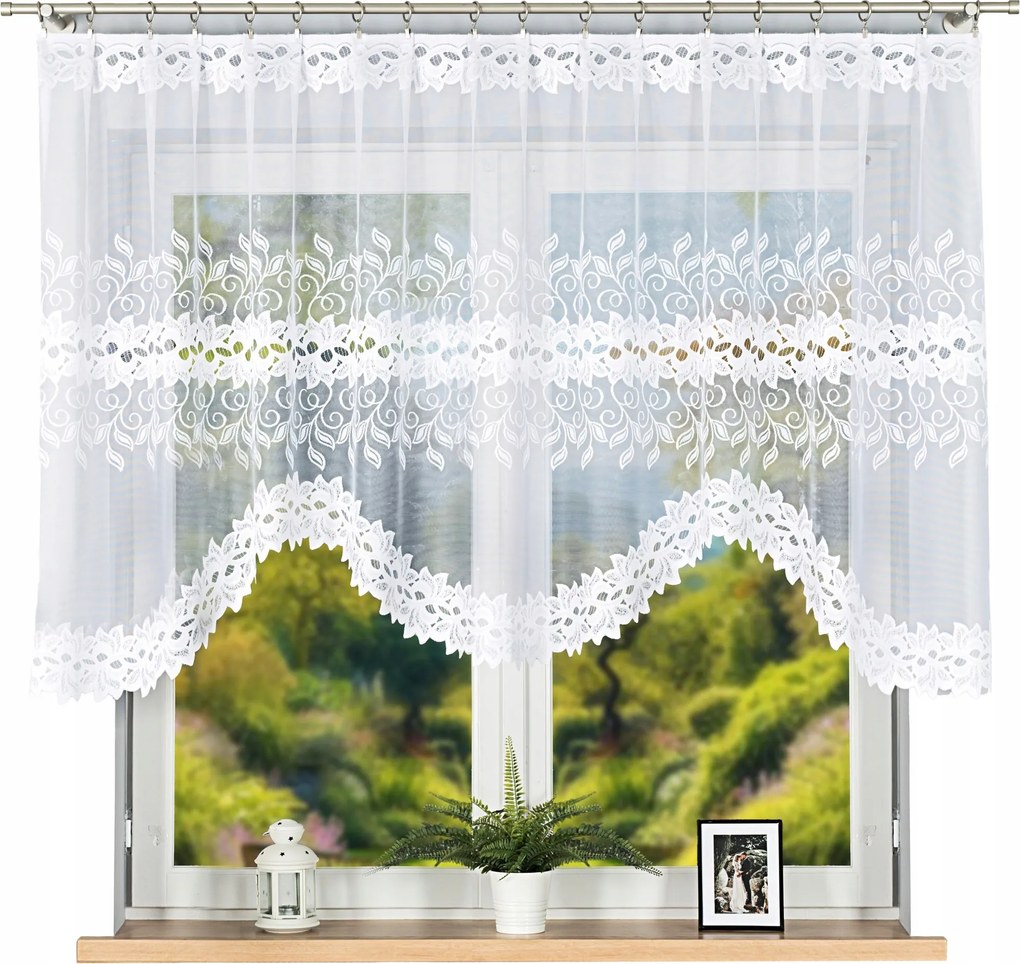 Jacquard függöny Bastia 250x120cm (kész) íves