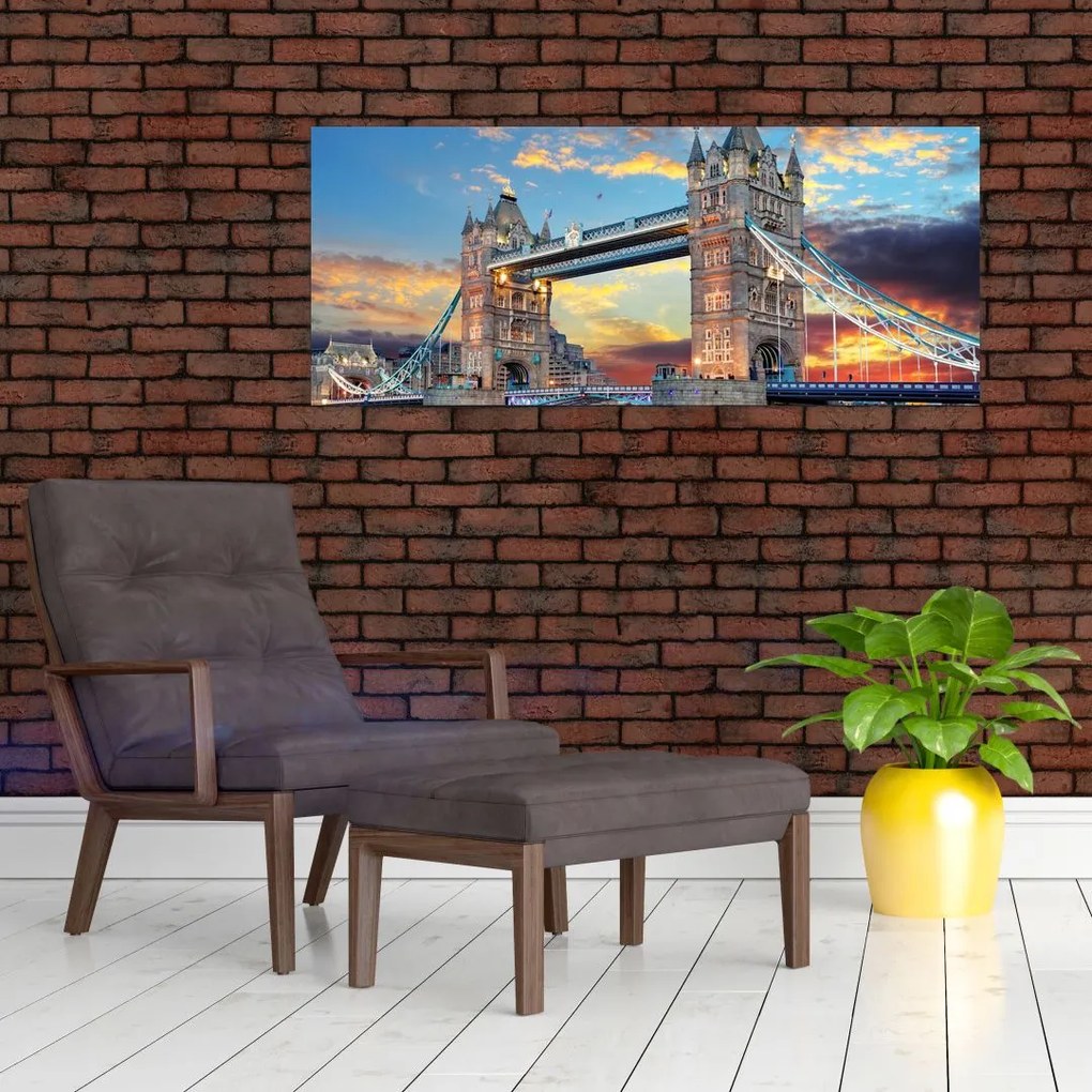 Kép - Tower Bridge, London, Anglia (120x50 cm)