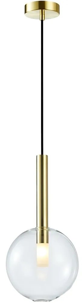 Csillár zsinóron NIKO 1xG9/9W/230V átm. 20 cm arany