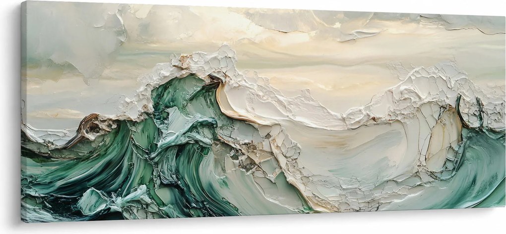 Kép - 3D tengeri absztrakció (120x50 cm)