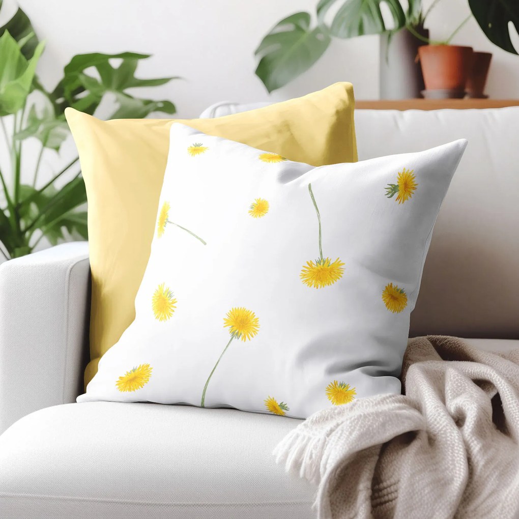 Goldea pamut párnahuzat - pitypangok 50 x 60 cm